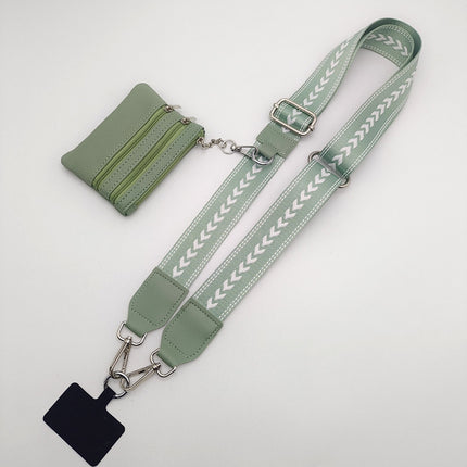Hot-selling mobile phone strap replaceable detachable hand strap with coin purse mobile phone lanyard Amazon cross-border