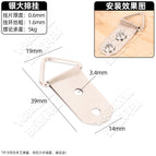 Silver large row hanging/1 (excluding screws)