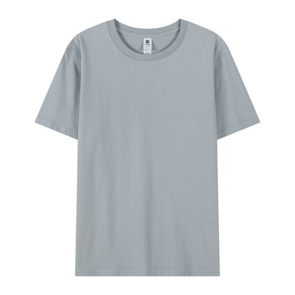 New 2025 Spring Men's and Women's T-Shirts DIY Printed Pullover Short-Sleeved Fashionable Round-Neck Casual Advertising Shirts Group Uniforms