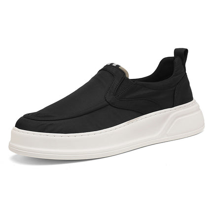 Men's Shoes 2025 Spring and Summer New Versatile Soft Sole Comfortable Trendy Breathable Slip-On Lazy Casual Cloth Shoes Men's Shoes