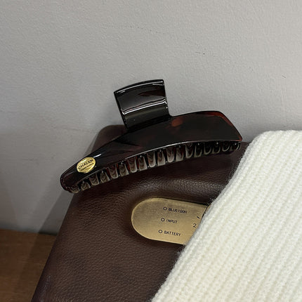 New Brown series clip import and export high-end hairpin ins Little Red Book Live hot clip all-match internet celebrity clip