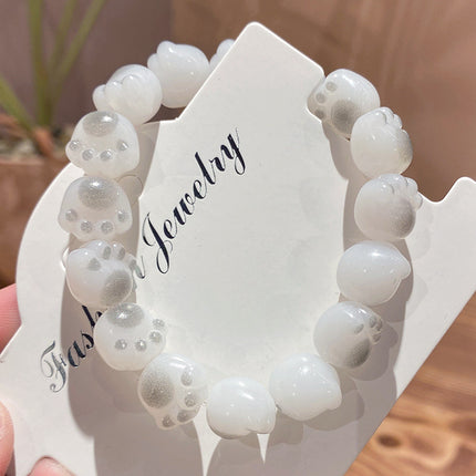 Cat's Claw Bodhi Wrapped Finger Soft Student Play Bracelet Children's Day Gift for Students Cute Large Handmade Beading Wholesale
