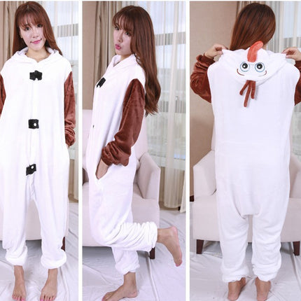 Cross-Border New Flannel Pajamas Zebra Tigger Cartoon One-Piece Couple Cute Home Clothes Mixed Batch