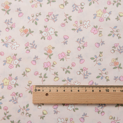 160cm cotton twill fabric pastoral floral cotton fabric handmade clothing bedding cotton flower flower