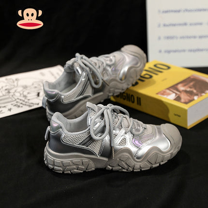 Paul Frank/Big-Mouthed Monkey Ugly Daddy Shoes New Year Mesh Breathable Outdoor Hiking Sports Hiking Shoes for Men and Women