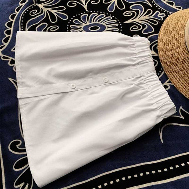 Small Butt Curtain Bottoming Shirt Hem Butt Curtain Skirt Versatile Bottoming Skirt Covering Buttocks Layered Short Skirt Skirt Fake Hem Summer