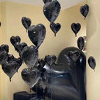 18inch black hearts
