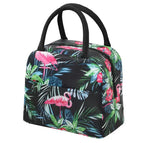 Cartoon black flamingo
