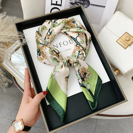 70 square scarf scarf French women's high-end sense scarf all-match 2024 new matching village shirt scarf scarf wholesale