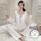 D86131 (with fixed chest pad) milky white love bow / M