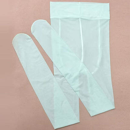 New Product 912 Needle Oil-Gloss Magic Pants Black Silk Horse Oil Stockings Sexy Open-Crotch Bare-Leg Effect Anti-Snag Pantyhose for Women