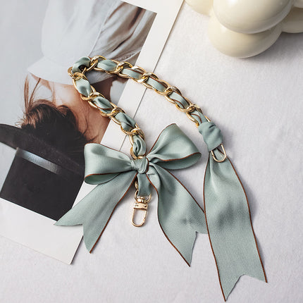 Mobile Phone Chain Braided Wrist Hanging High-End Short Mobile Phone Lanyard Shell Chain Mobile Phone Lanyard Hanging Handmade Silk Scarf