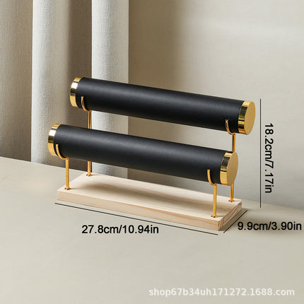 Solid Wood Jewelry Display Stand, Multi-Purpose Bracelet and Watch Storage, Removable Jewelry Props Display, Shooting Exhibition