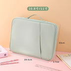 Fresh green-small portable ipad tablet bag