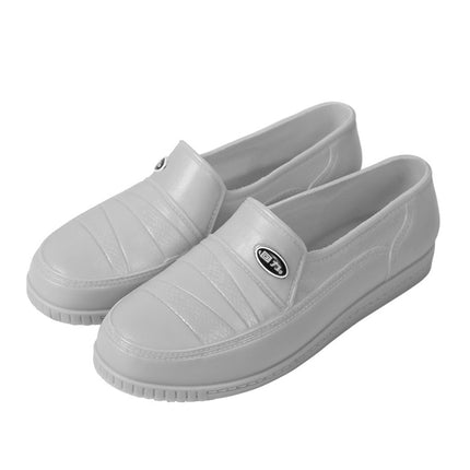 Spot Durable Shanghai Waterproof Low-Top Pull-Back Rain Boots Non-Drying Construction Site Low-Top Water Boots Masonry Shoes Breathable Non-Slip