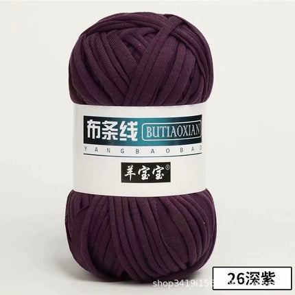 Cloth thread hand-woven bag thread crocheted home carpet wool DIY Hyun-a with factory wholesale
