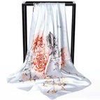 90 silk scarf-Figure 25# / 90*90cm