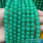4mm (about 90) a piece / Light green chalcedony