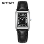 Belt black silver black [men's style]