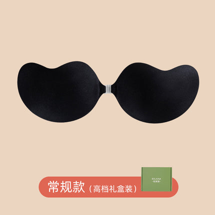 Breathable Mango Cup Chest Sticker Summer Thin Silicone Chest Sticker Push-Up Invisible Anti-Glow Breast Sticker Special for Wedding Dress Sling