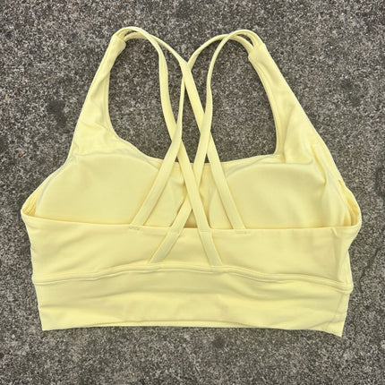 European and American Women's Shockproof Cross Yoga Sports Bra Outer Wear Running Fitness Soft Bra Tight Vest