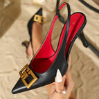 Black pu / 38