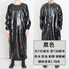 Black beef tendon Coverall / Large size