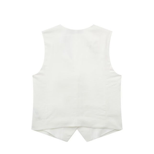 European and American 2023 New Fashion Women's Blended Vest Vest 7747356 High Waist Casual Shorts 7748356 Trendy