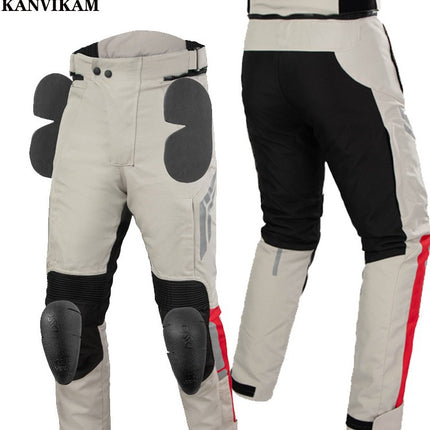 Motorcycle riding pants fan-proof car pants warm cold-proof racing pants Four Seasons drop-resistant off-road motorcycle riding pants