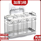 Thickened 3-compartment plastic tray with hook