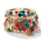 Xhy427 color mix four butterflies