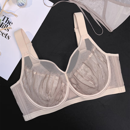Core Oxygen 69121 plus size Light and Thin CDE No Cup Sexy Underwear Women's Push-up Anti-sagging Soft Steel Ring Adjustable Bra