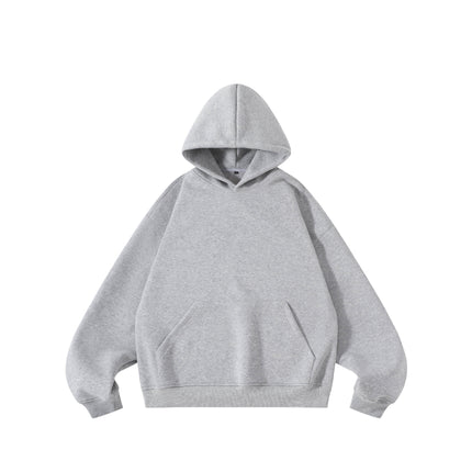 Mr. Song 2025 Spring 420g Short American High Street cleanfit Profile Hooded Sweater Men's and Women's boxy Hoodie