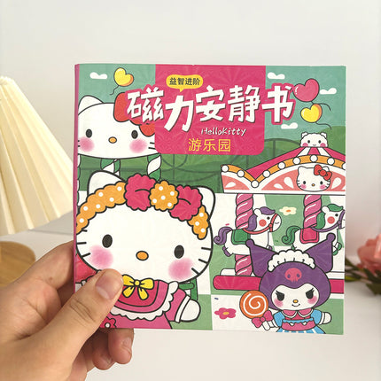Handmade DIY Quiet Book Magnetic Sticker Magnetic Suction Large Kidsren's Educational Toy Girl Mini Magnetic Quiet Book