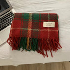 [ready stock] christmas red and green grid