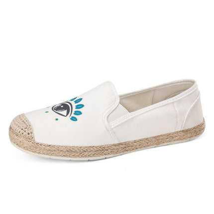 Fisherman Shoes Women's Summer 2024 New Leather Insole Casual Shoes Soft Sole Slip-on Old Beijing Cloth Shoes for Women