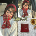 Literary retro color grid red