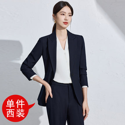 Business Suit suit Women's Spring and Autumn High-end Interview Formations High-end Sense Tooling Temperament Work Clothes Suit Jacket