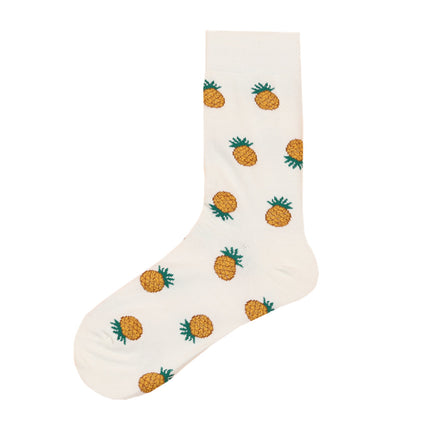 Street style cotton mid-tube socks 22 spring men's fashion brand stockings personality European and American women's pile socks sports skateboard socks
