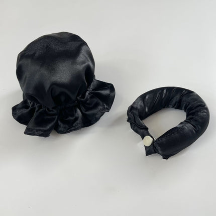 Tiktok new no heat curling stick BUN BONS curly hair cover suit lazy curly hair big wave curly hair