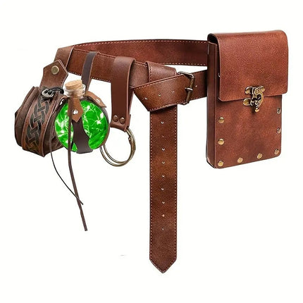 Amazon Hot Selling Steampunk Phone Bag Medieval Renaissance Role Playing Accessories Sport Fanny Pack