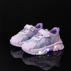Purple d-6 lightning / Inner length of shoe size 21 is 14cm