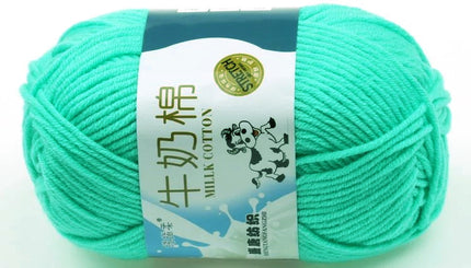 Five-Strand Milk Cotton Wool Ball Wholesale Medium Thick Thread Crochet Doll Shoes Scarf Handmade DIY Knitting Material Package