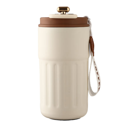 New intelligent display temperature coffee cup 316 stainless steel thermos cup high color value accompanying portable car cup gift