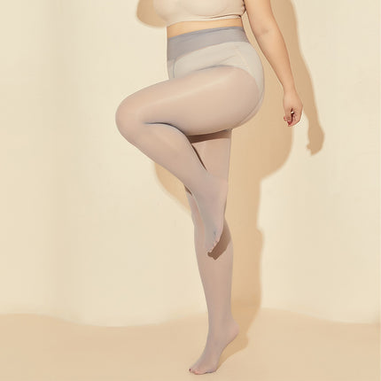 Large size 250kg horse oil socks cross-border black silk oil bright smooth oil stockings anti-hook silk high-grade pantyhose