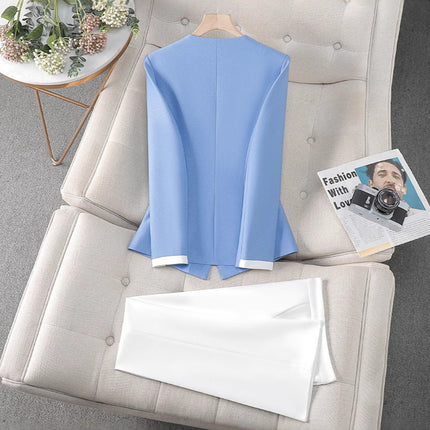 New High-Quality Tailcoat Set, Women's Business Office Jacke