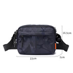 Blue camouflage (keychain + sbs silky zipper)
