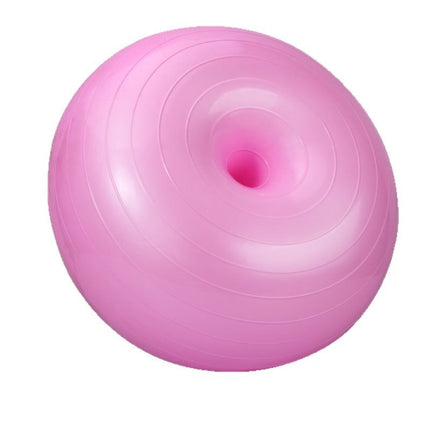 New Thickened Explosion-proof Apple Ball Household Environmentally Friendly Donut Yoga Ball Girls' Fitness Body Inflatable Apple Ball