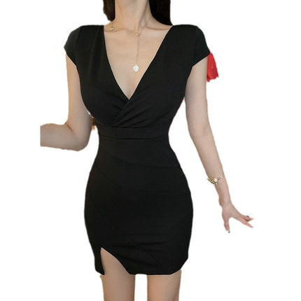 Night store sexy short massage dress night women's work clothes sauna foot bath technician work clothes women