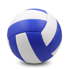 blue and white volleyball